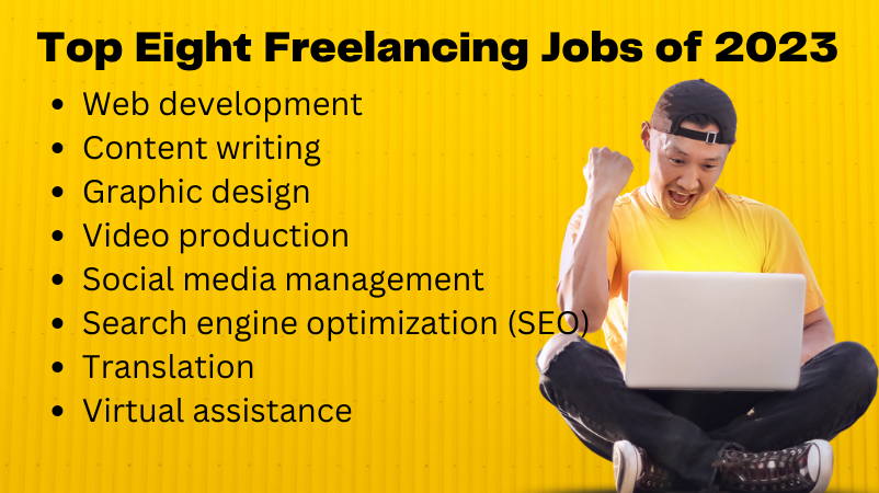 Top Eight Freelancing Jobs of 2023